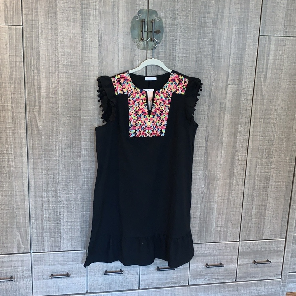 Kirundo Embroidered Ruffle Mini Dress‎ - Picture 16 of 17